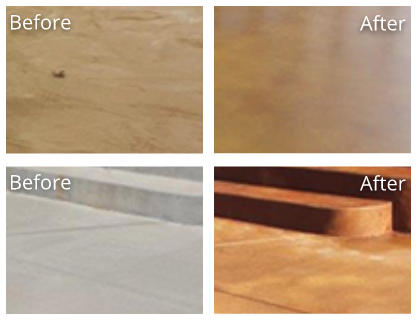 Concrete Before and After